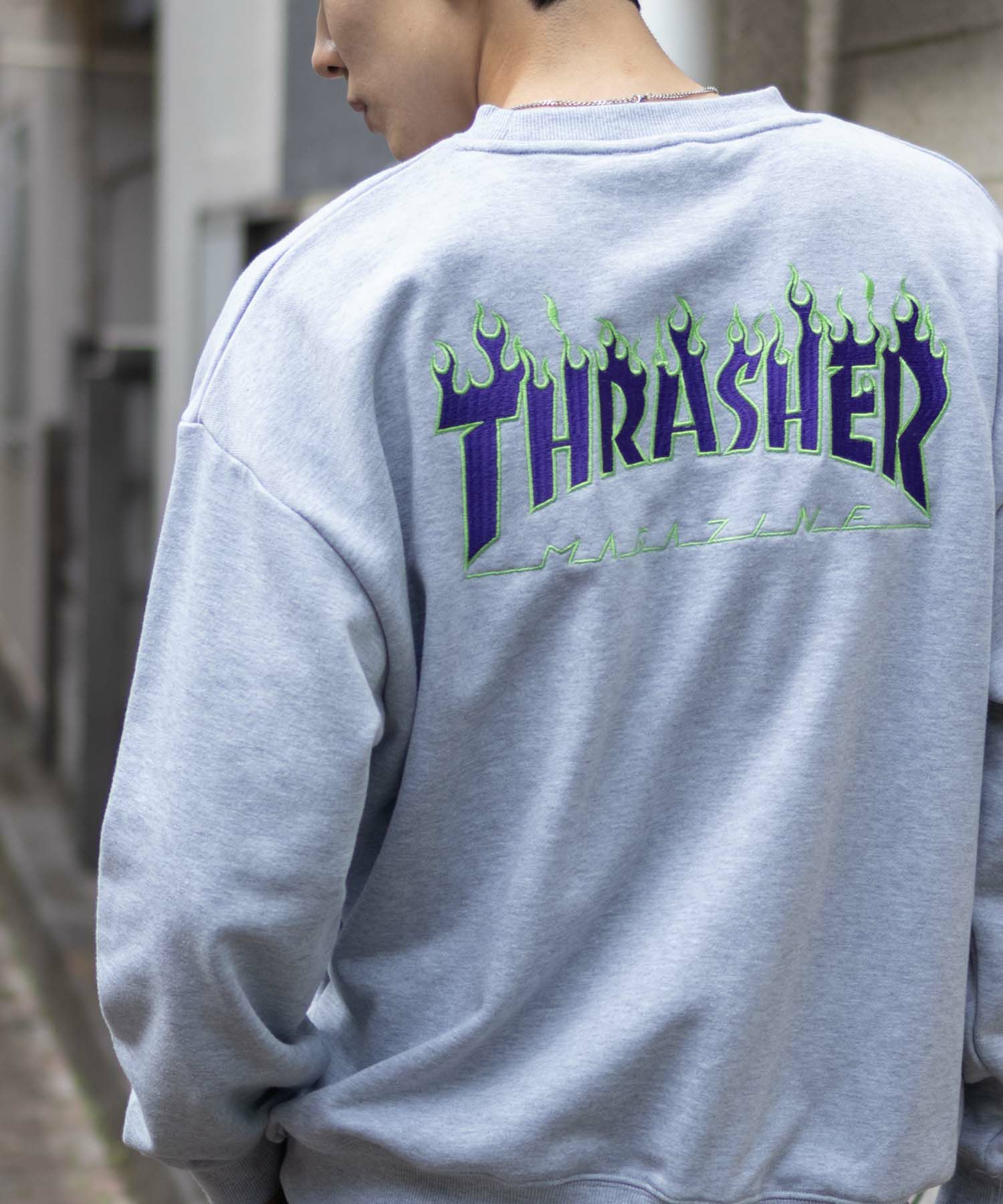 THRASHER  フレームロゴクルーネックスウェット メンズ商品画像-8