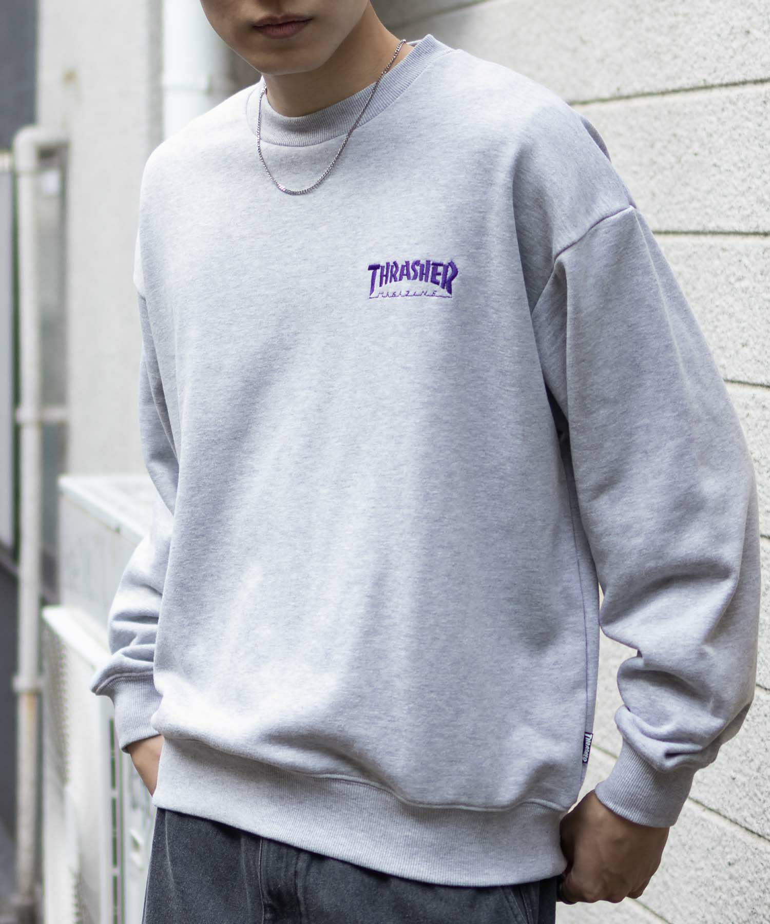 THRASHER  フレームロゴクルーネックスウェット メンズ商品画像-9
