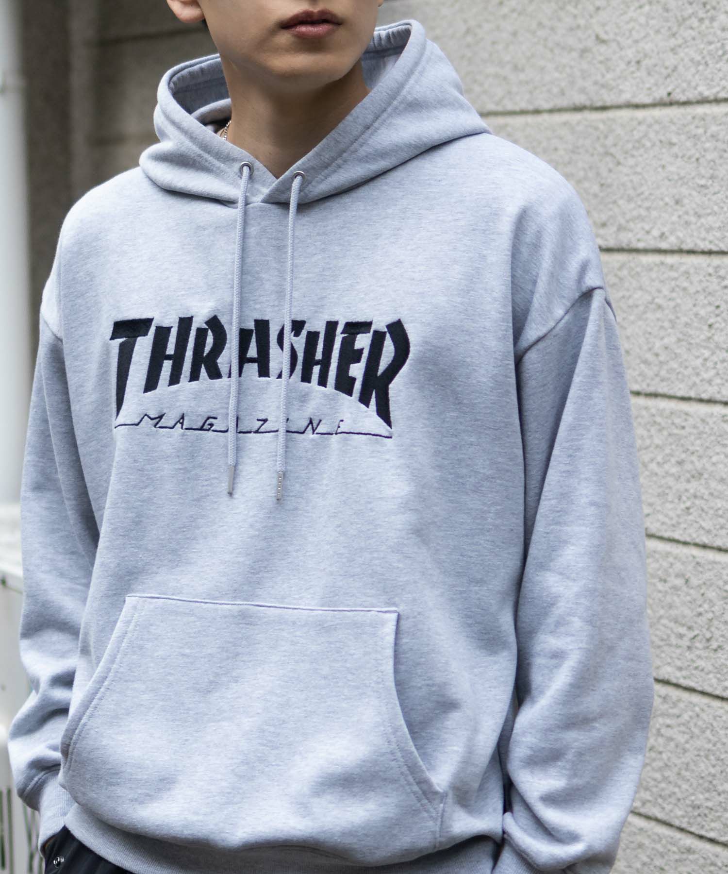 THRASHER スケートロゴフーディー メンズ