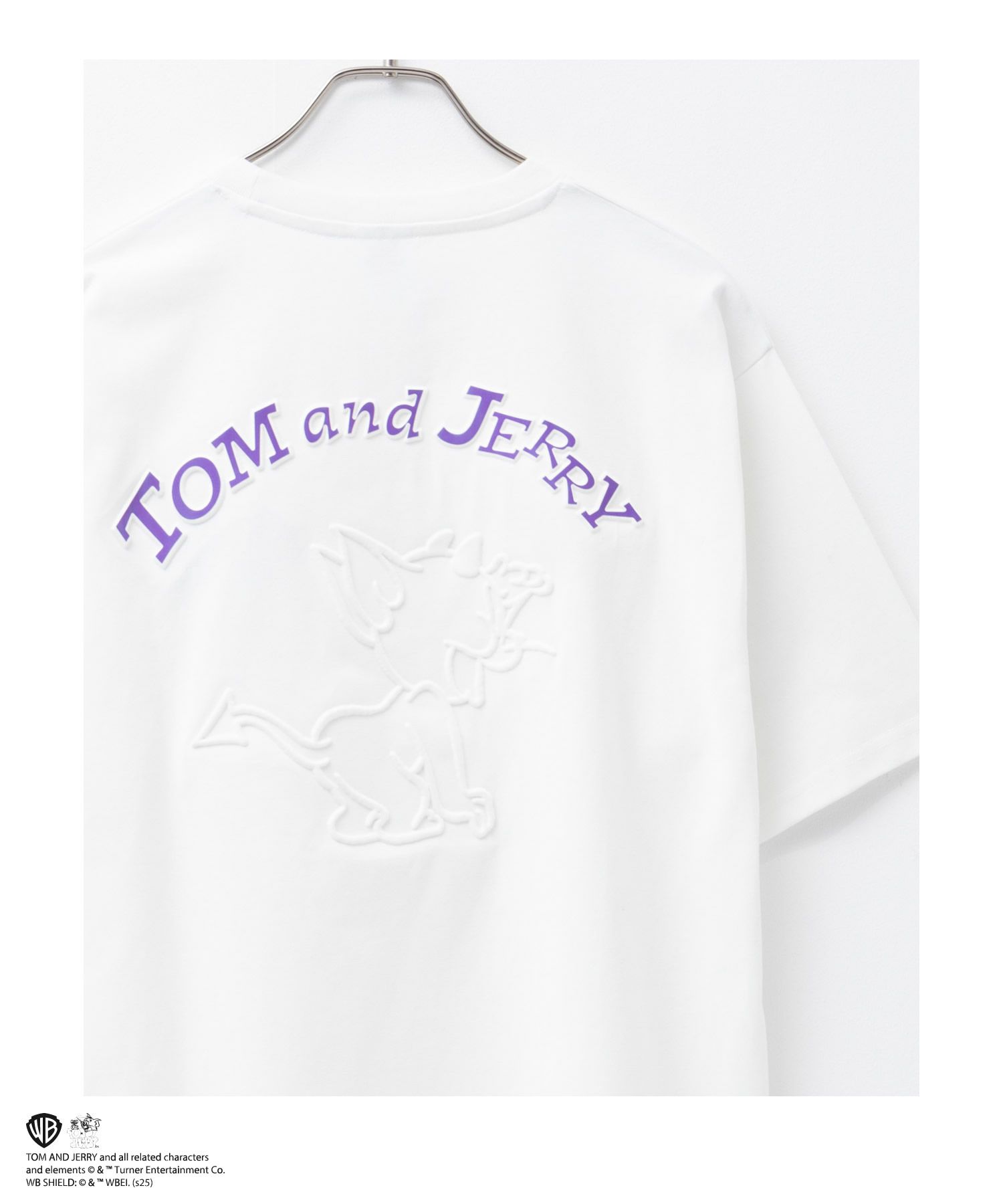 Tom and Jerry バックエンボスTシャツ メンズ メール便 対応商品商品画像-2