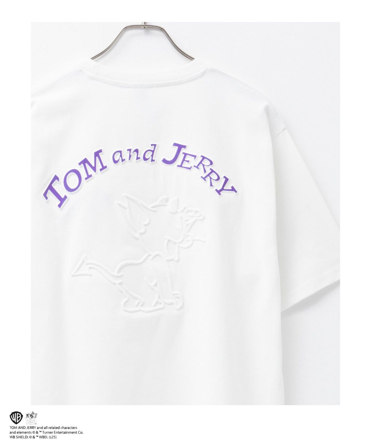 Tom and Jerry バックエンボスTシャツ メンズ ネコポス 対応商品