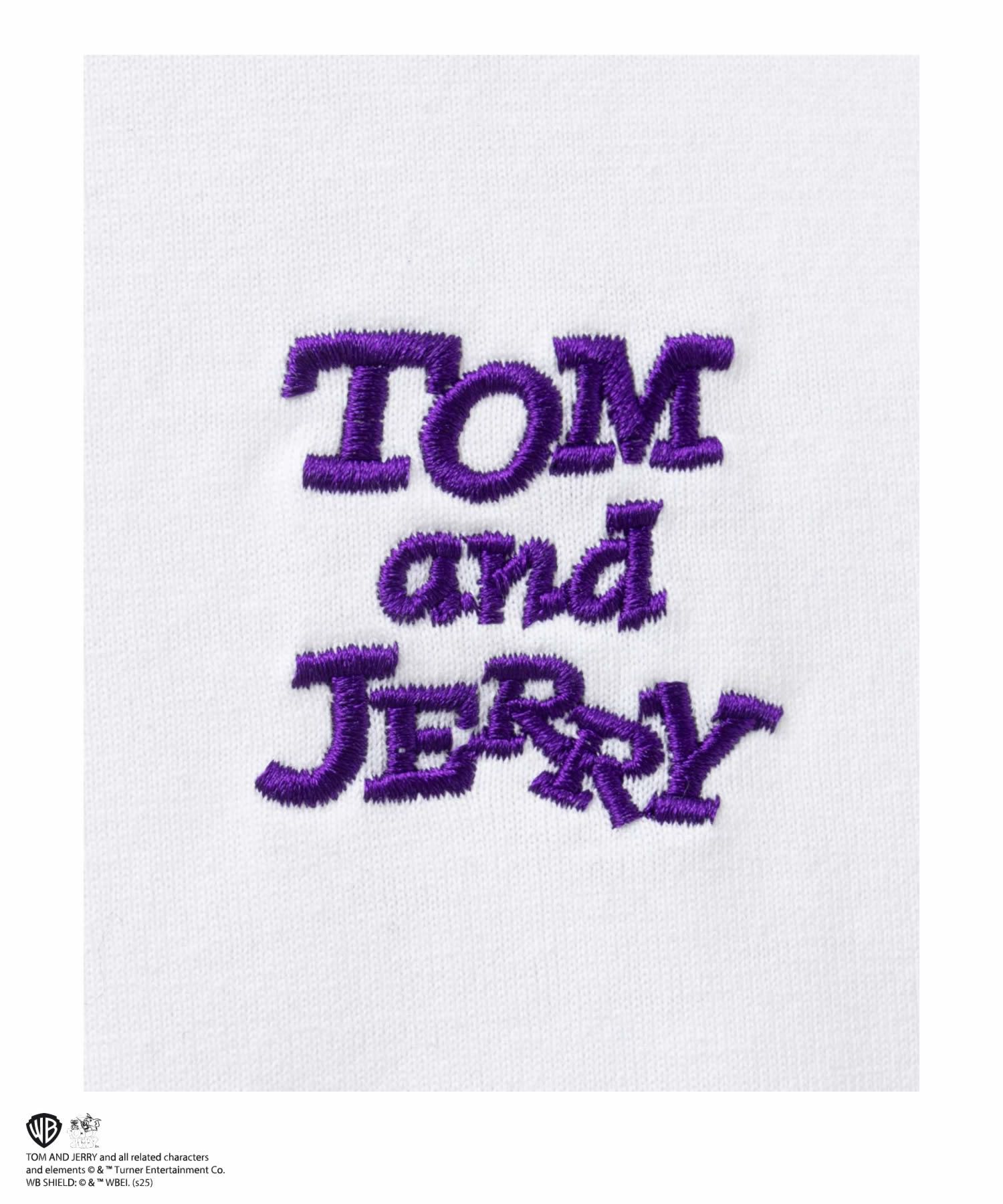 Tom and Jerry バックエンボスTシャツ メンズ ネコポス 対応商品