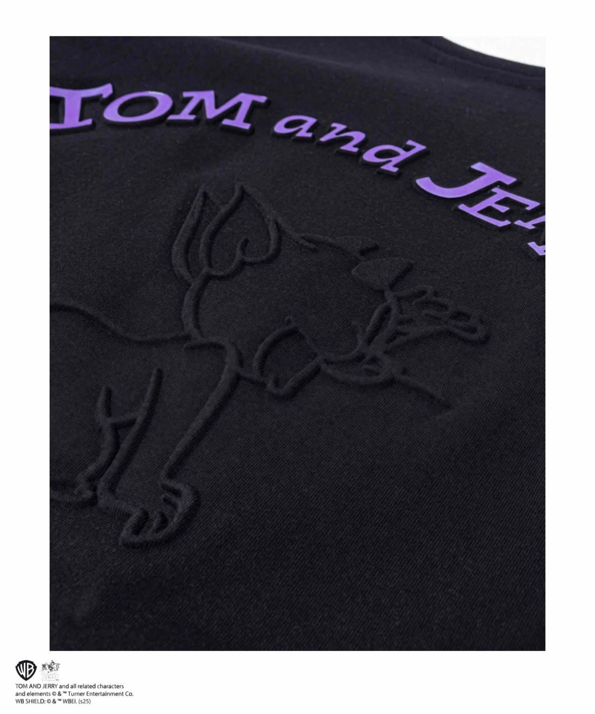 Tom and Jerry バックエンボスTシャツ メンズ ネコポス 対応商品