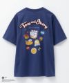 Tom and Jerry ロゴ刺繍プリントTシャツ メンズ メール便 対応商品商品サムネイル-6