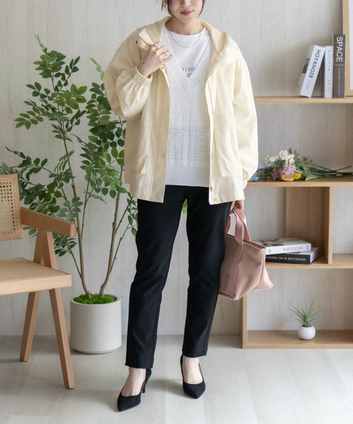 HusHusH フーデットジャケット レディース