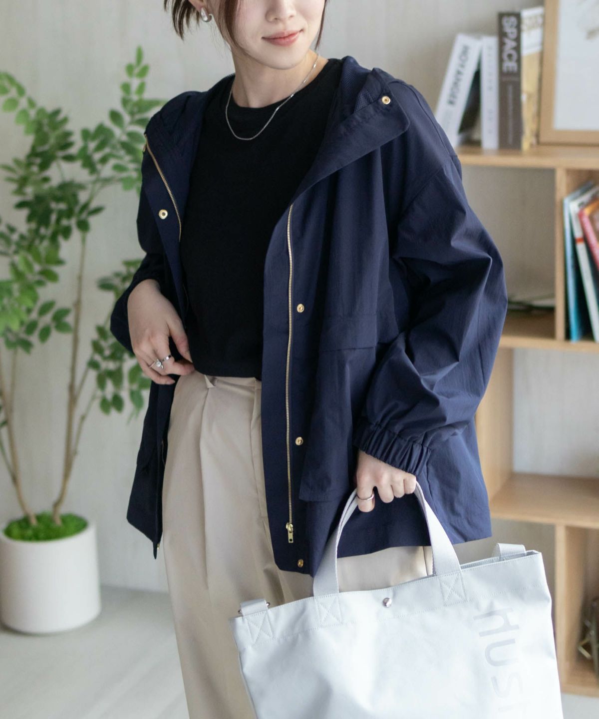 HusHusH フーデットジャケット レディース