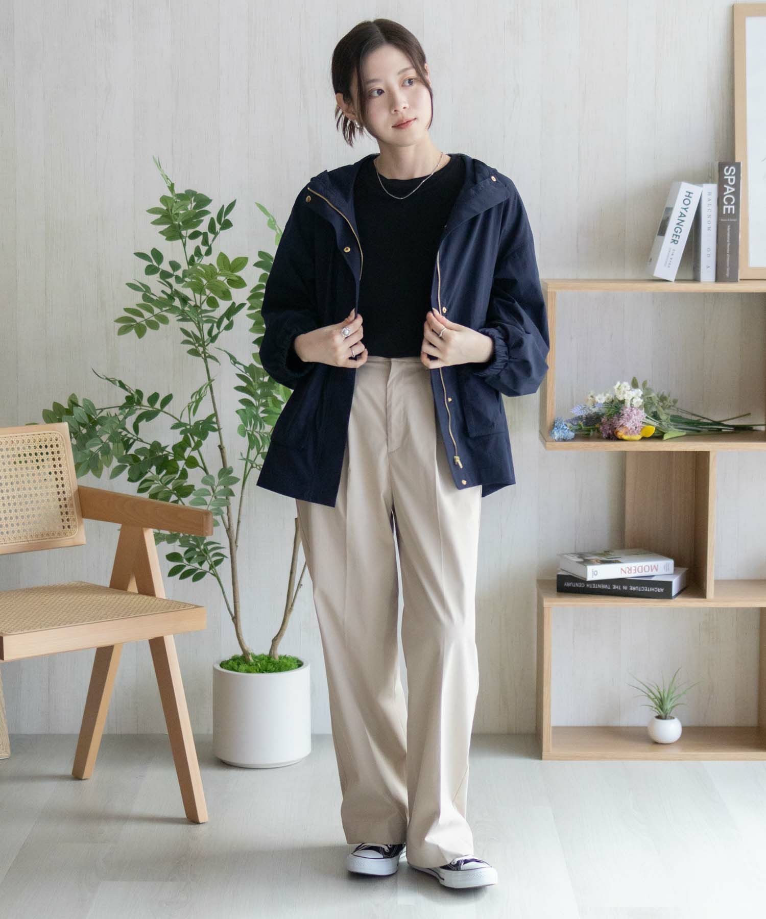 HusHusH フーデットジャケット レディース