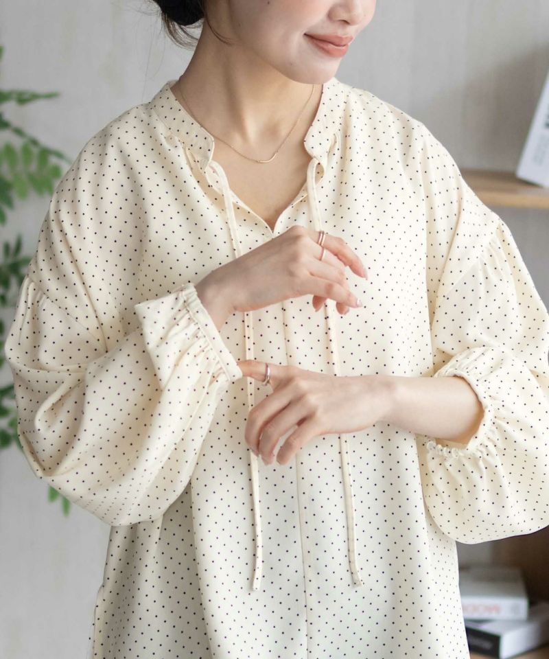 HusHusH  ドット柄ブラウス レディース商品画像-1
