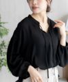 HusHusH ドット柄ブラウス レディース