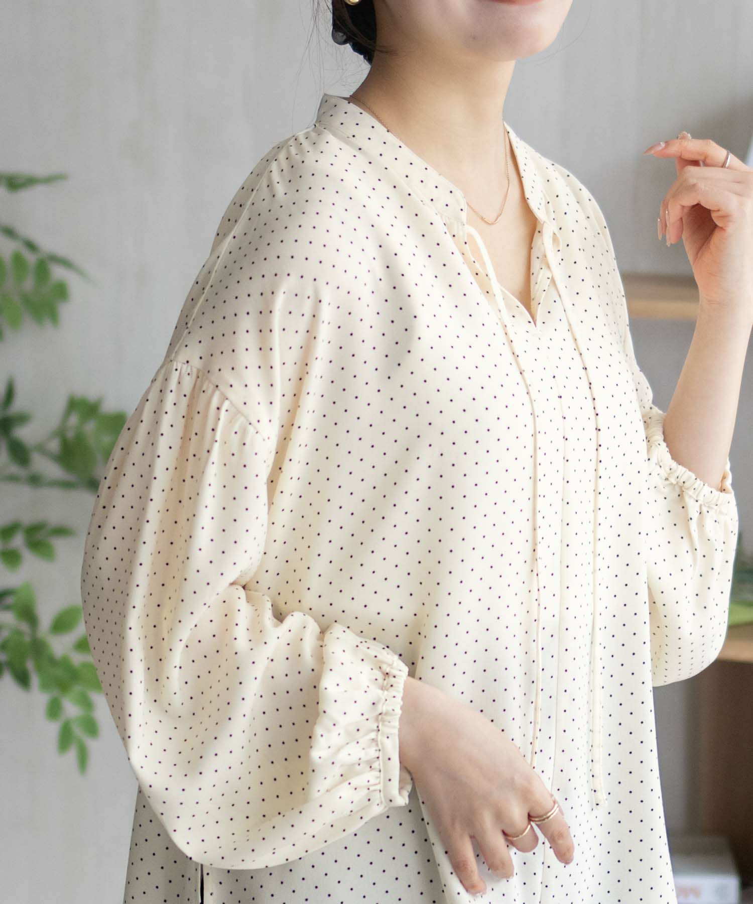 HusHusH  ドット柄ブラウス レディース商品サムネイル-4