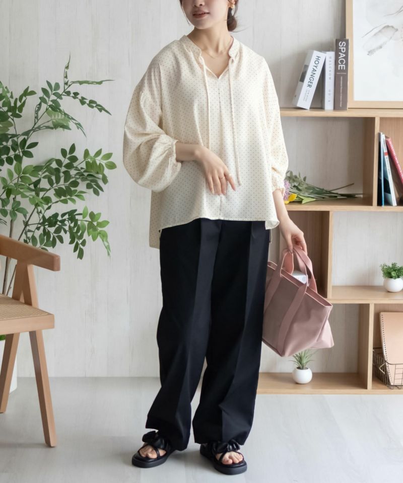 HusHusH ドット柄ブラウス レディース商品画像-7