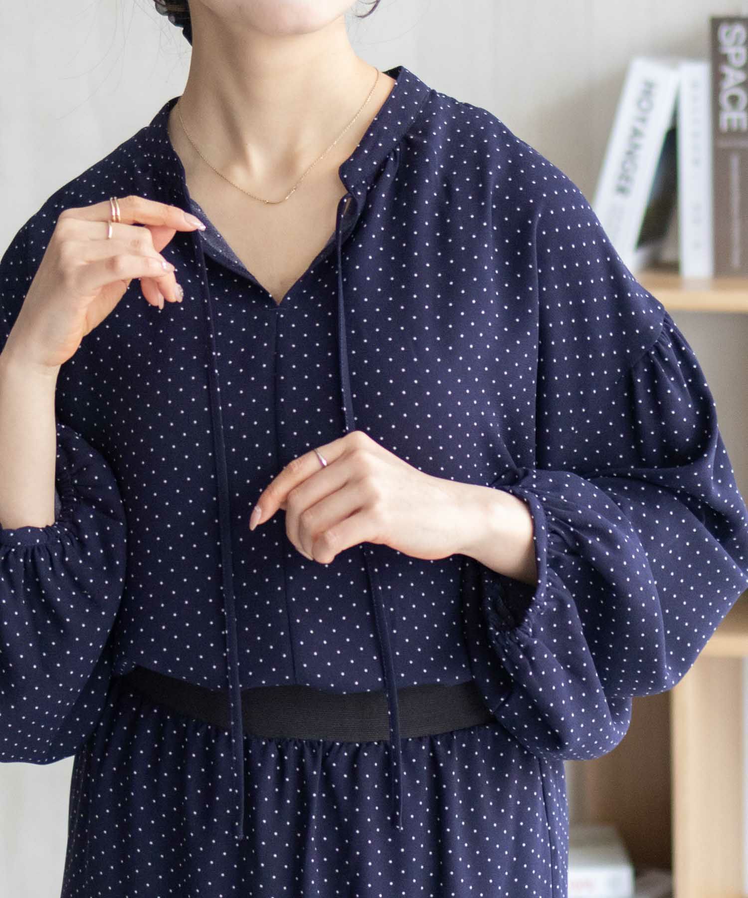 HusHusH  ドット柄ブラウス レディース商品サムネイル-8