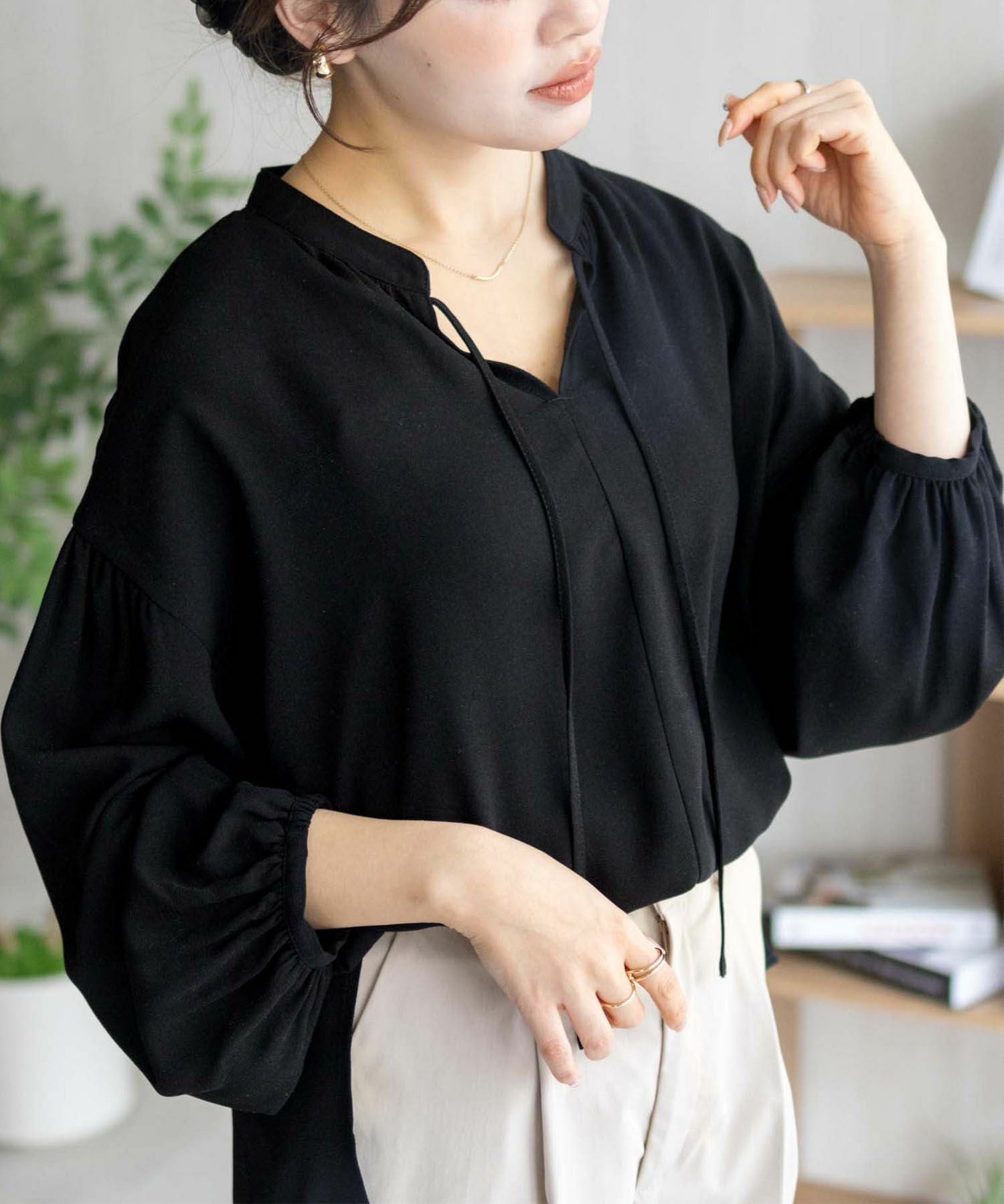 HusHusH  ドット柄ブラウス レディース商品画像-14