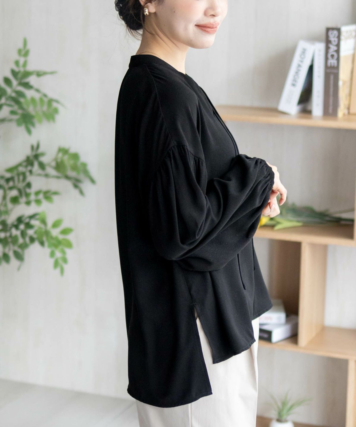 HusHusH ドット柄ブラウス レディース