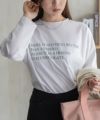 HusHusH プリント長袖Tシャツ レディース ネコポス 対応商品