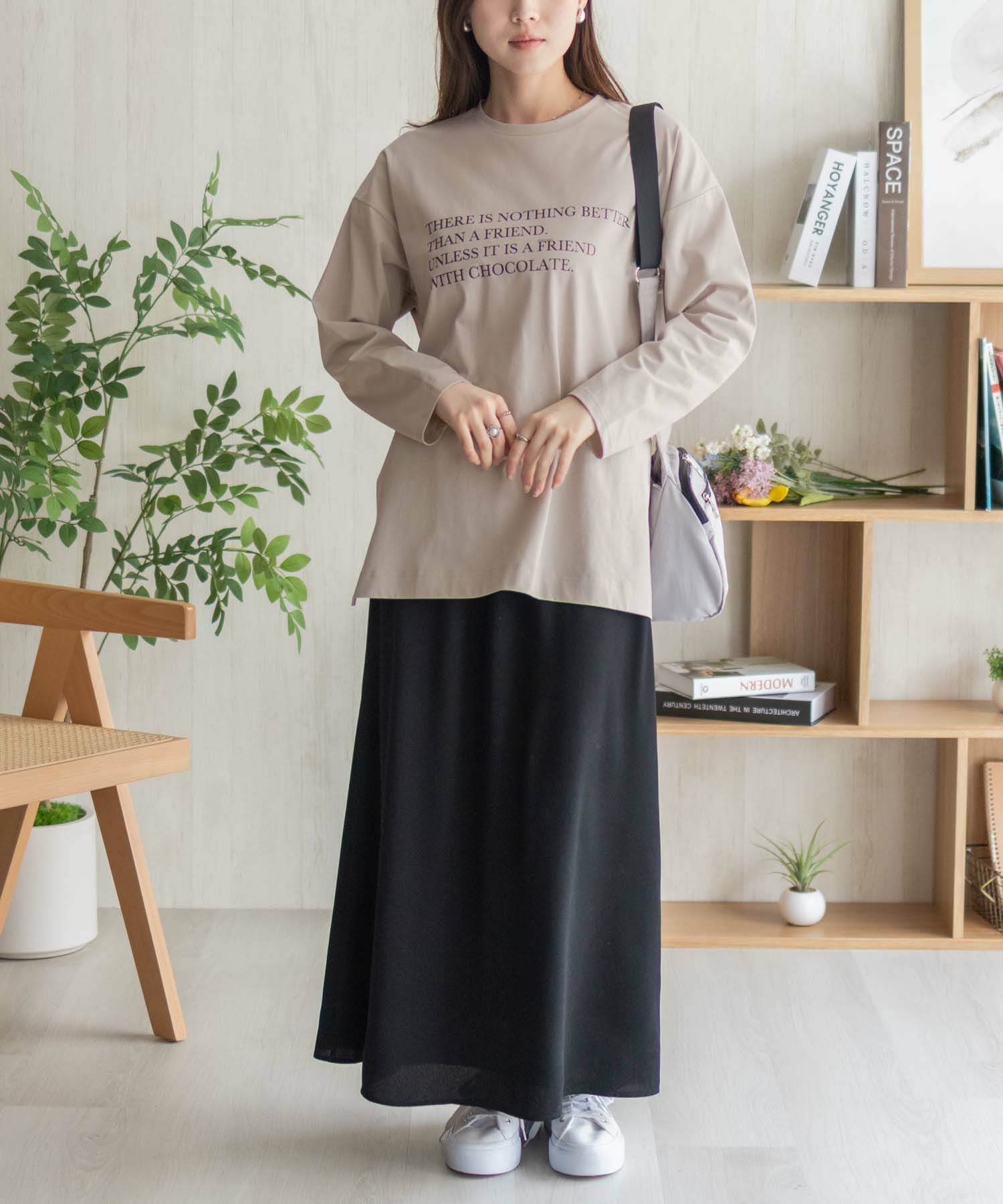 HusHusH プリント長袖Tシャツ レディース メール便 対応商品商品画像-17