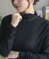 nAvy シアーリブハイネック レディース ネコポス 対応商品