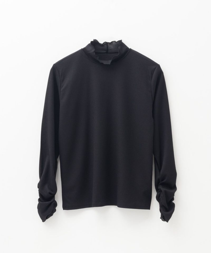 nAvy  シアーリブハイネック レディース メール便 対応商品商品画像-15