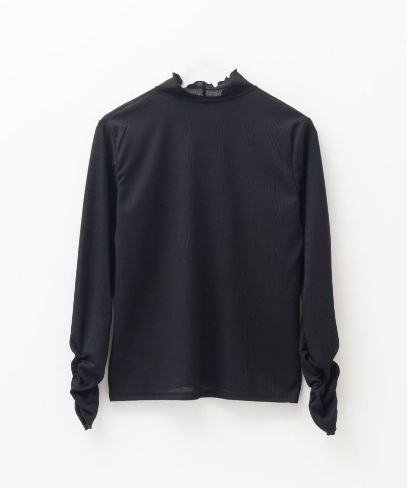 nAvy  シアーリブハイネック レディース メール便 対応商品商品画像-16