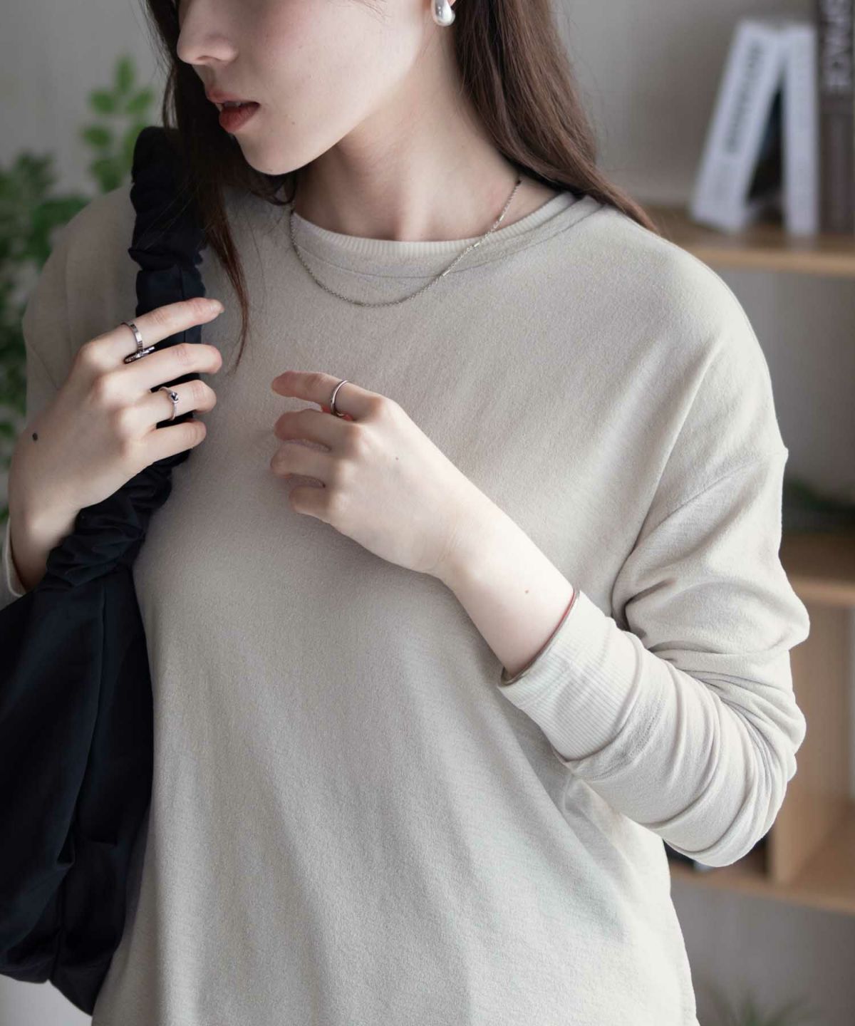 HusHusH アンサンブルロングＴシャツ レディース ネコポス 対応商品