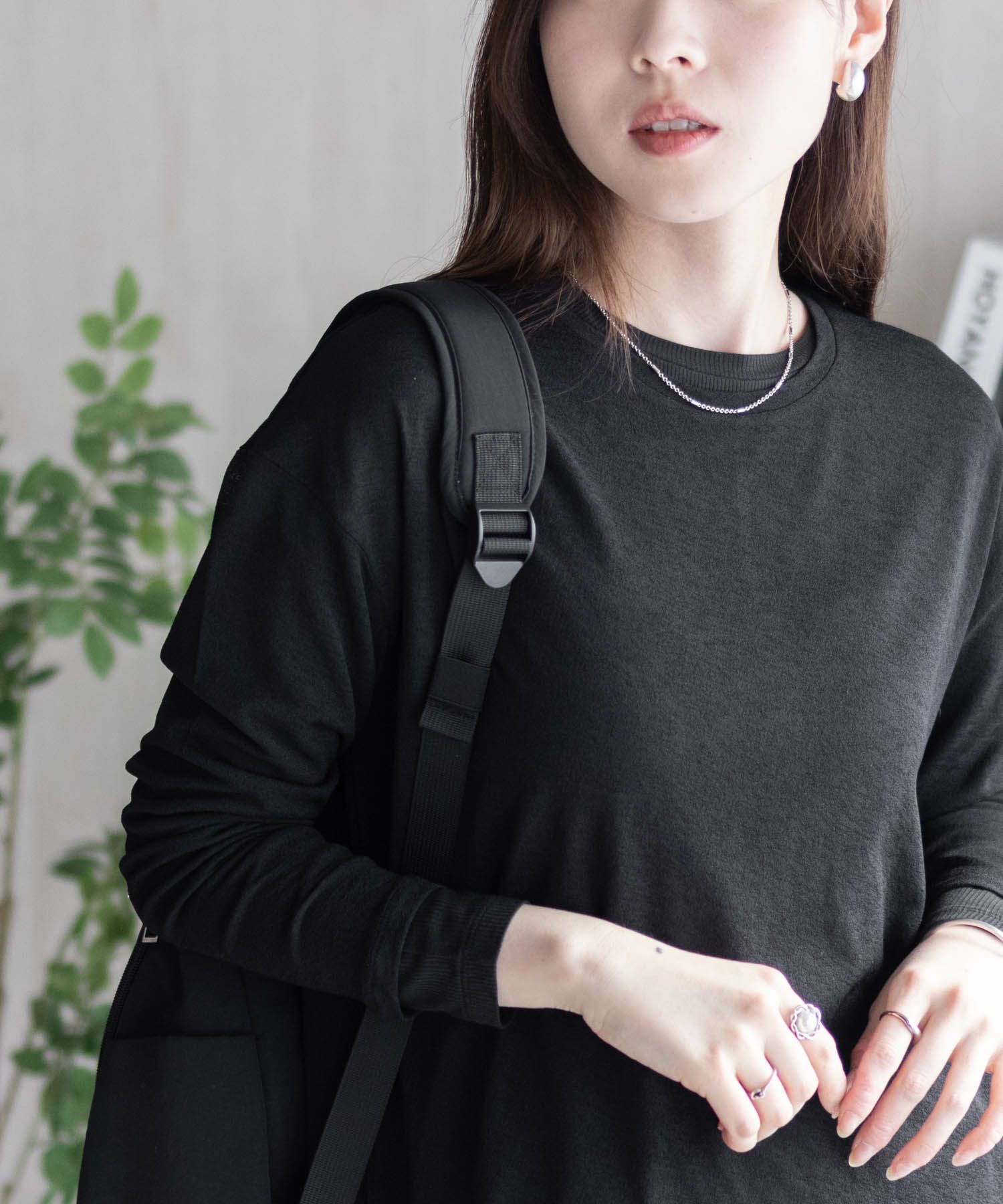 HusHusH アンサンブルロングＴシャツ レディース ネコポス 対応商品