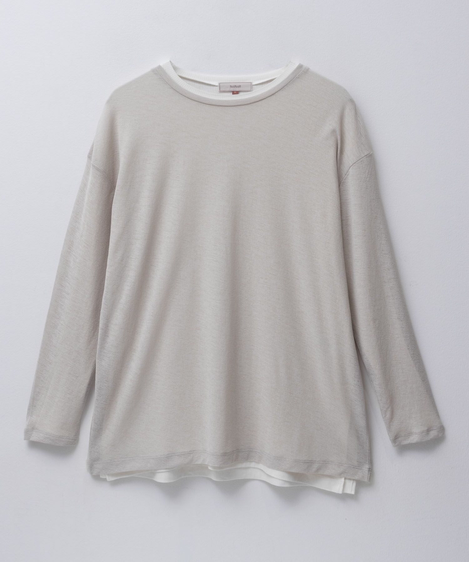HusHusH アンサンブルロングＴシャツ レディース ネコポス 対応商品