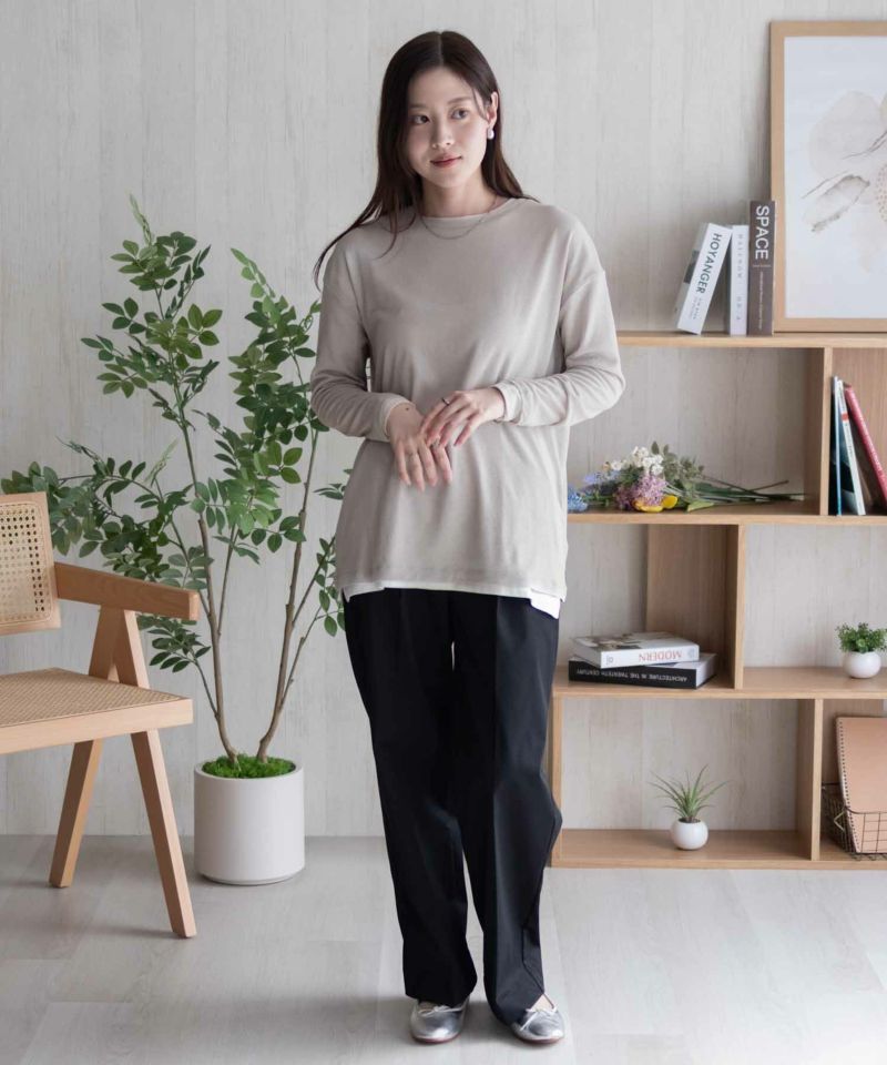 HusHusH  アンサンブルロングＴシャツ レディース メール便 対応商品商品画像-31