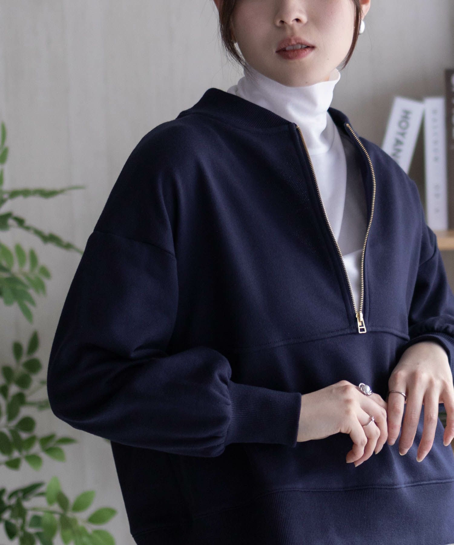 HusHusH  ジップショールプルオーバー レディース商品画像-10