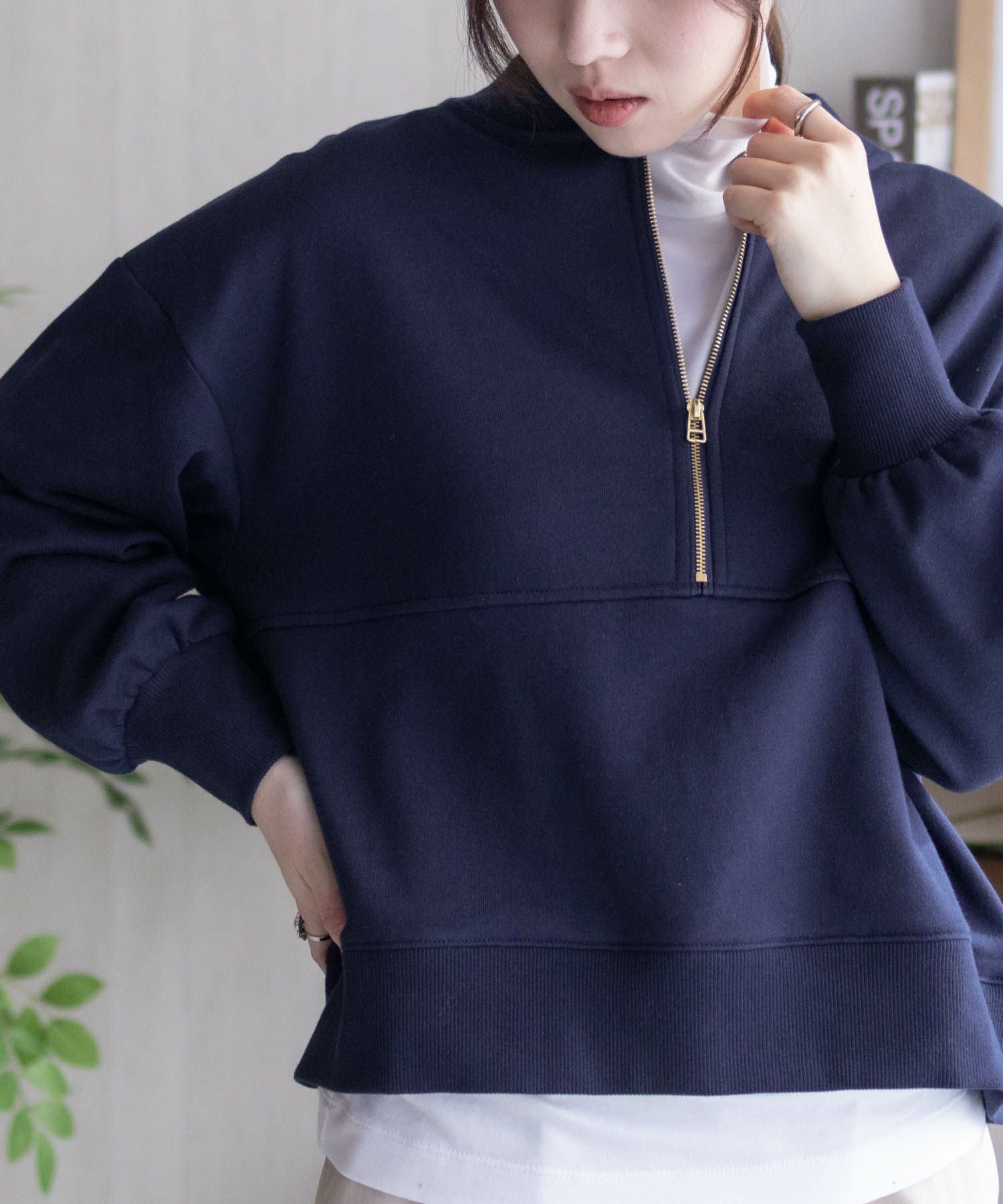 HusHusH  ジップショールプルオーバー レディース商品画像-11