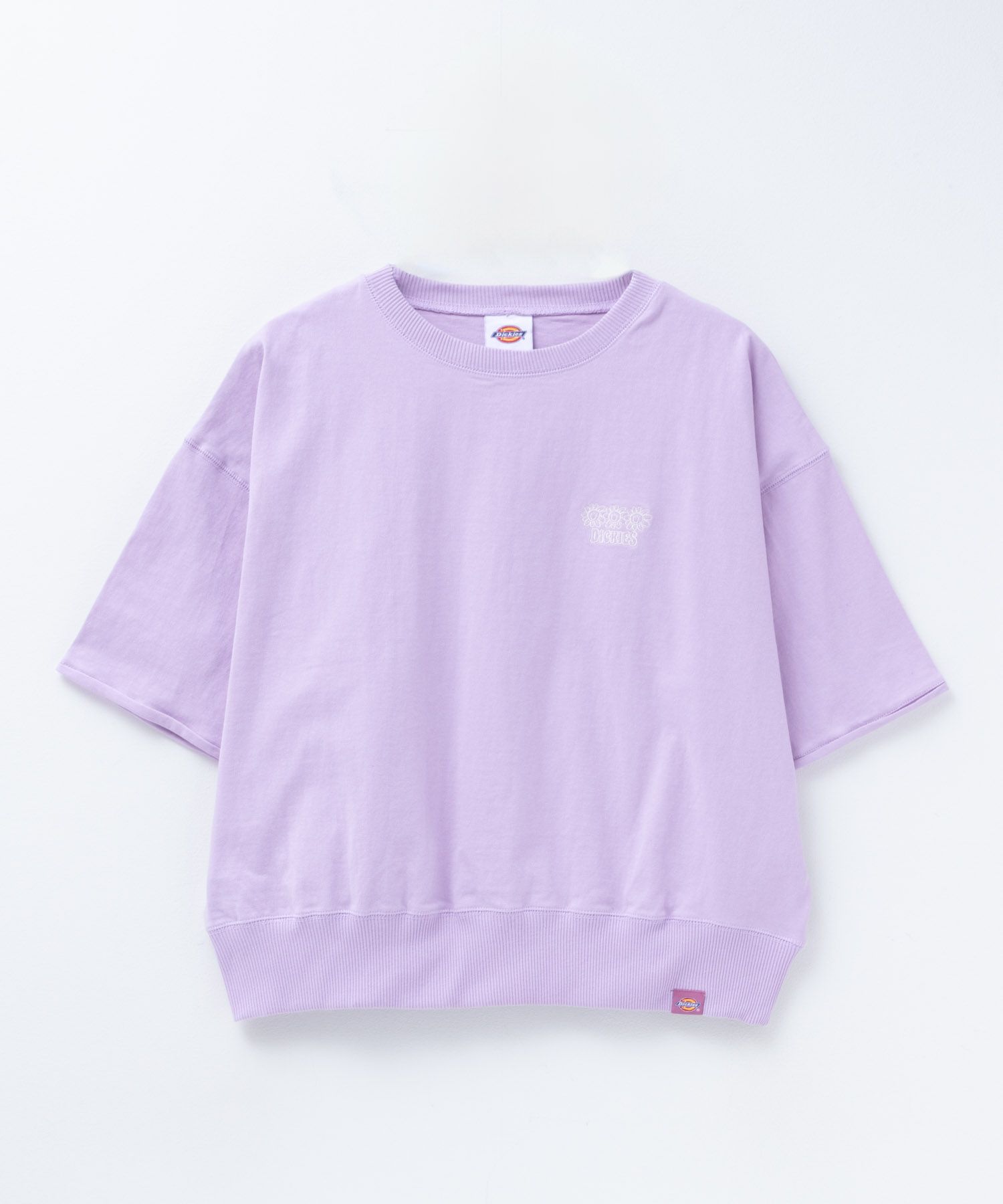 Dickies  配色ステッチ五分袖Tシャツ レディース メール便 対応商品商品画像-22