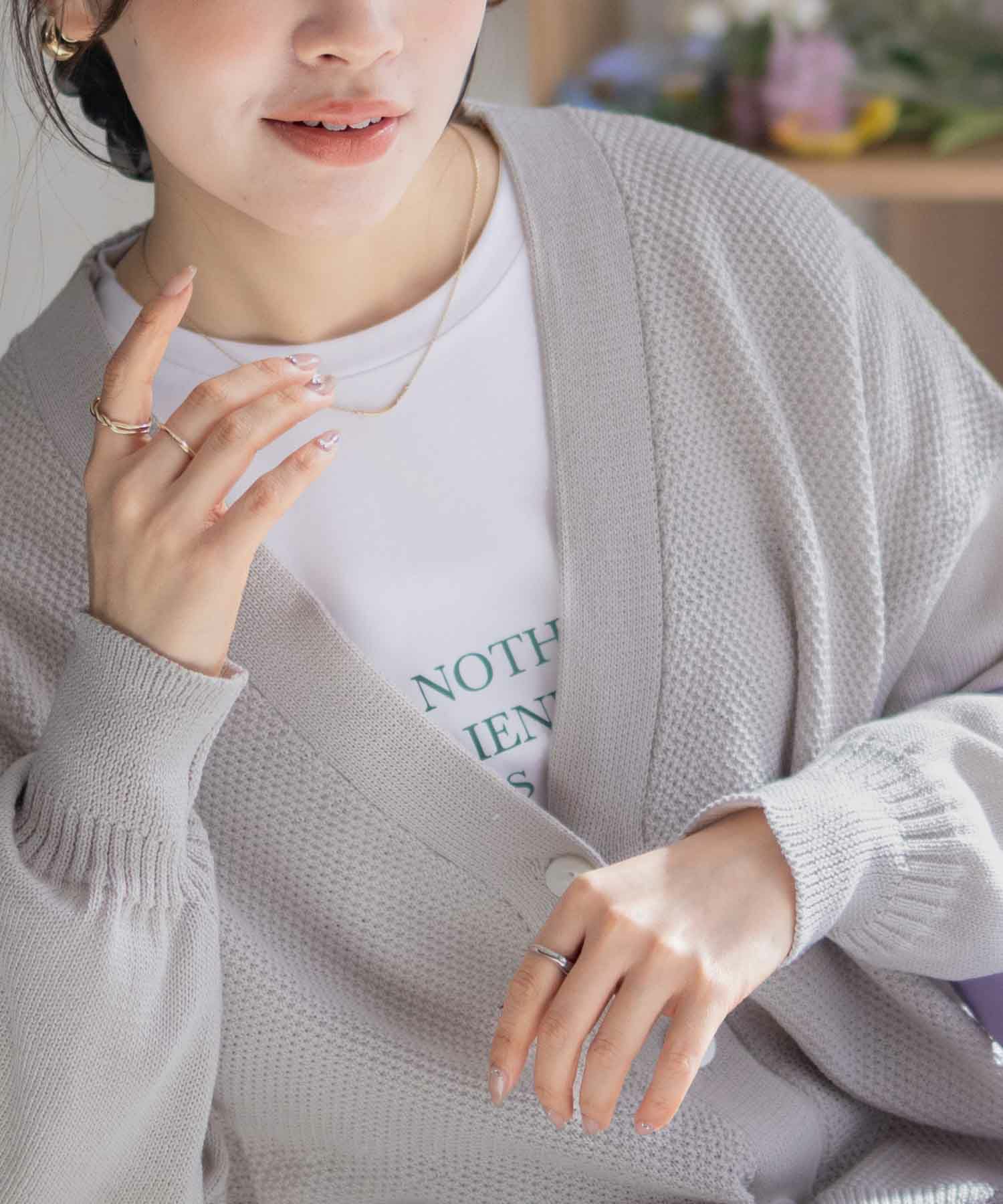 HusHusH オーバーカーディガン レディース