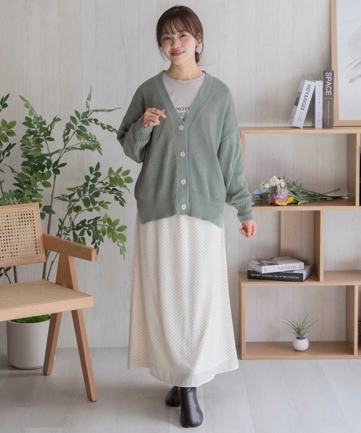 HusHusH オーバーカーディガン レディース