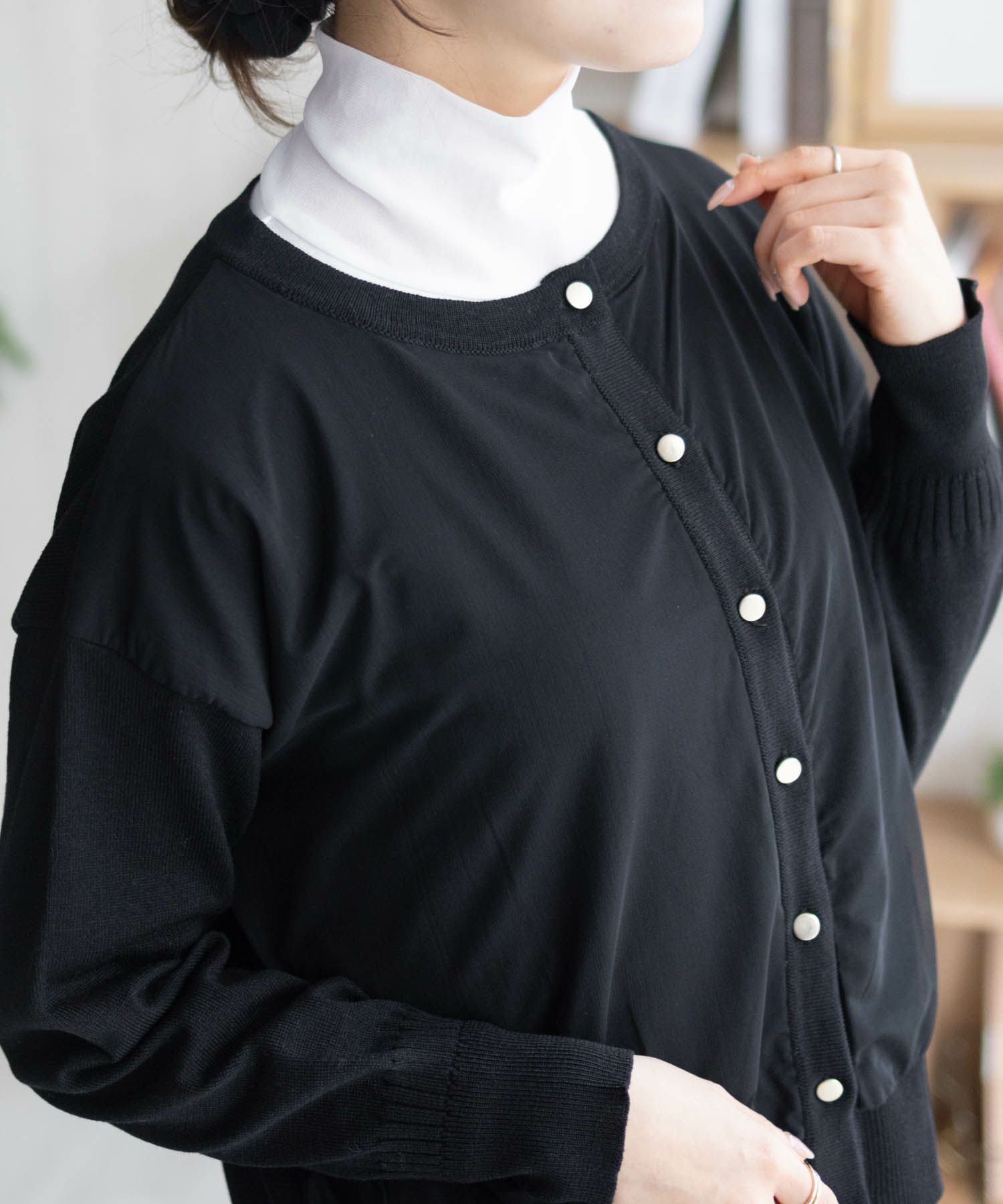 HusHusH  チュールコンビカーディガン レディース商品画像-6