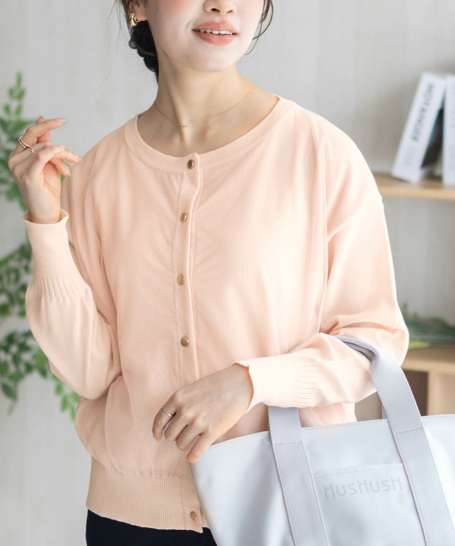 HusHusH  チュールコンビカーディガン レディース商品サムネイル-12