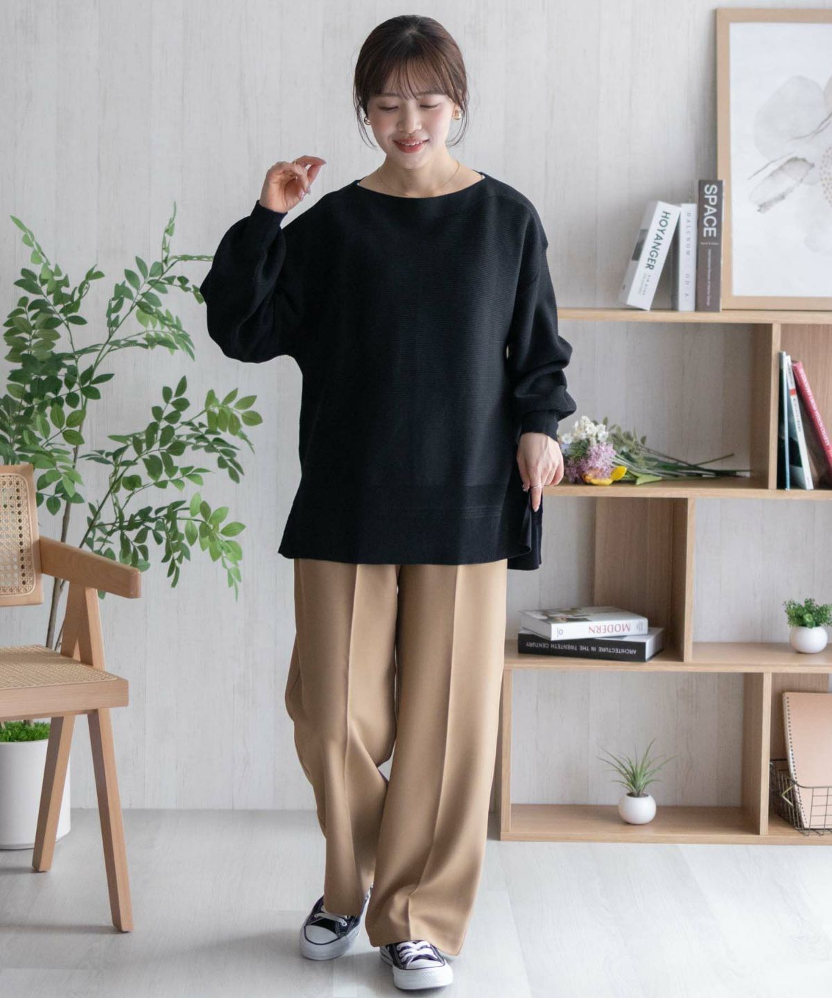 HusHusH 袖ボリュームプルオーバー レディース