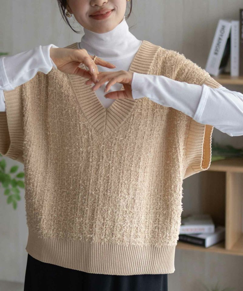 [値下げ]HusHusH  ニットベスト レディース商品画像-1