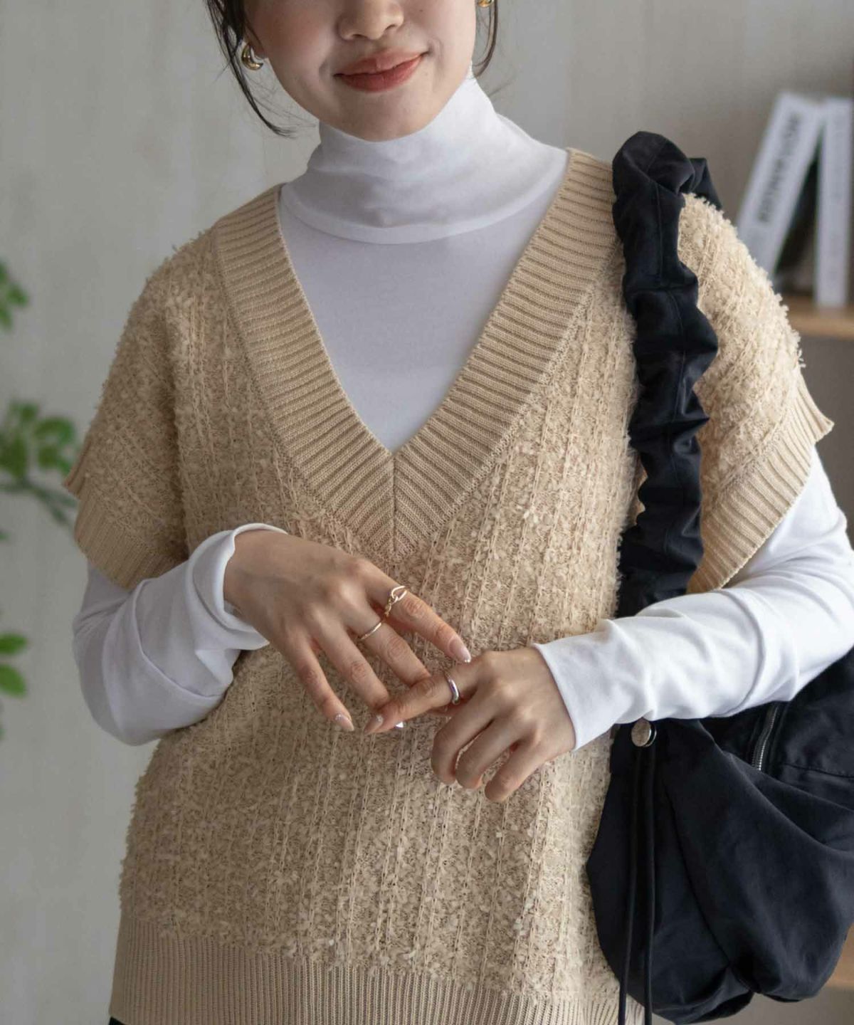 HusHusH ニットベスト レディース