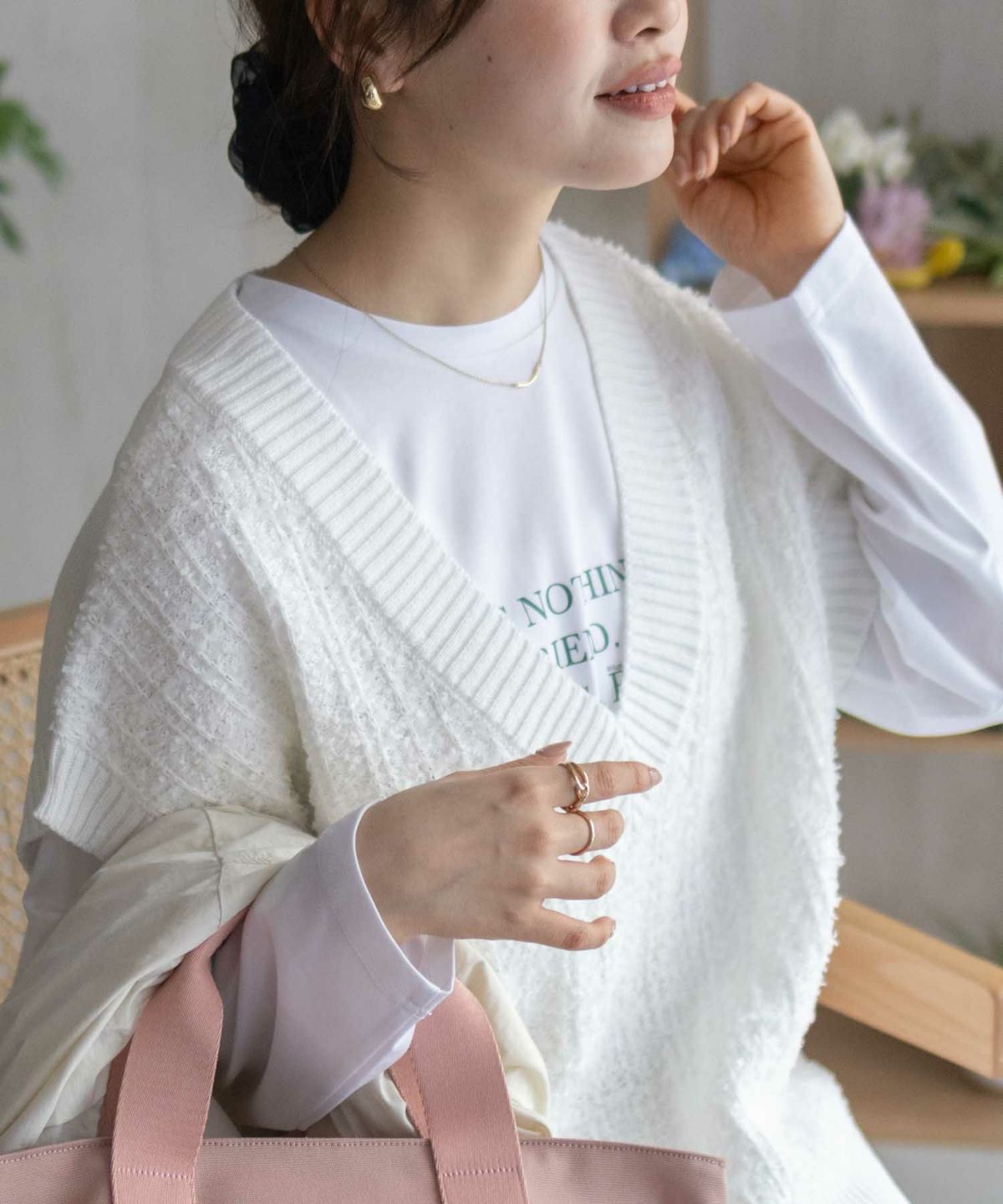 HusHusH ニットベスト レディース