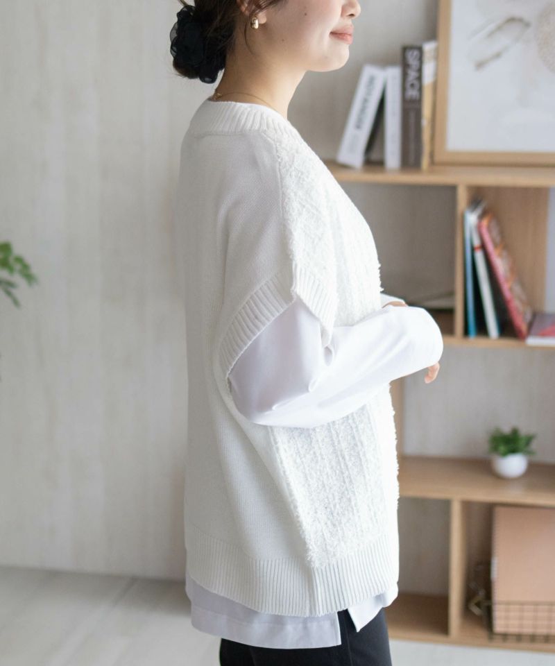 美品✨パラスパレス コットン ニット ベスト ライトベージュ ゆったり 楽天市場】パラスパレス（ニット・セーター｜トップス）：レディース