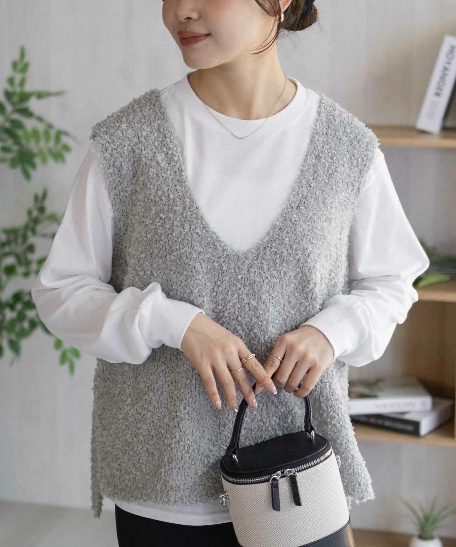 nAvy  時短 テープニットアンサンブル レディース商品画像-2