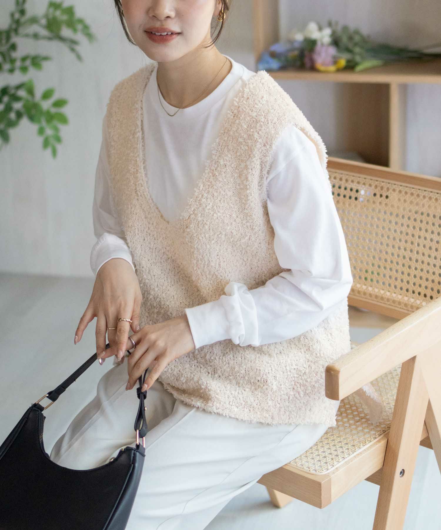 nAvy  時短 テープニットアンサンブル レディース商品画像-5