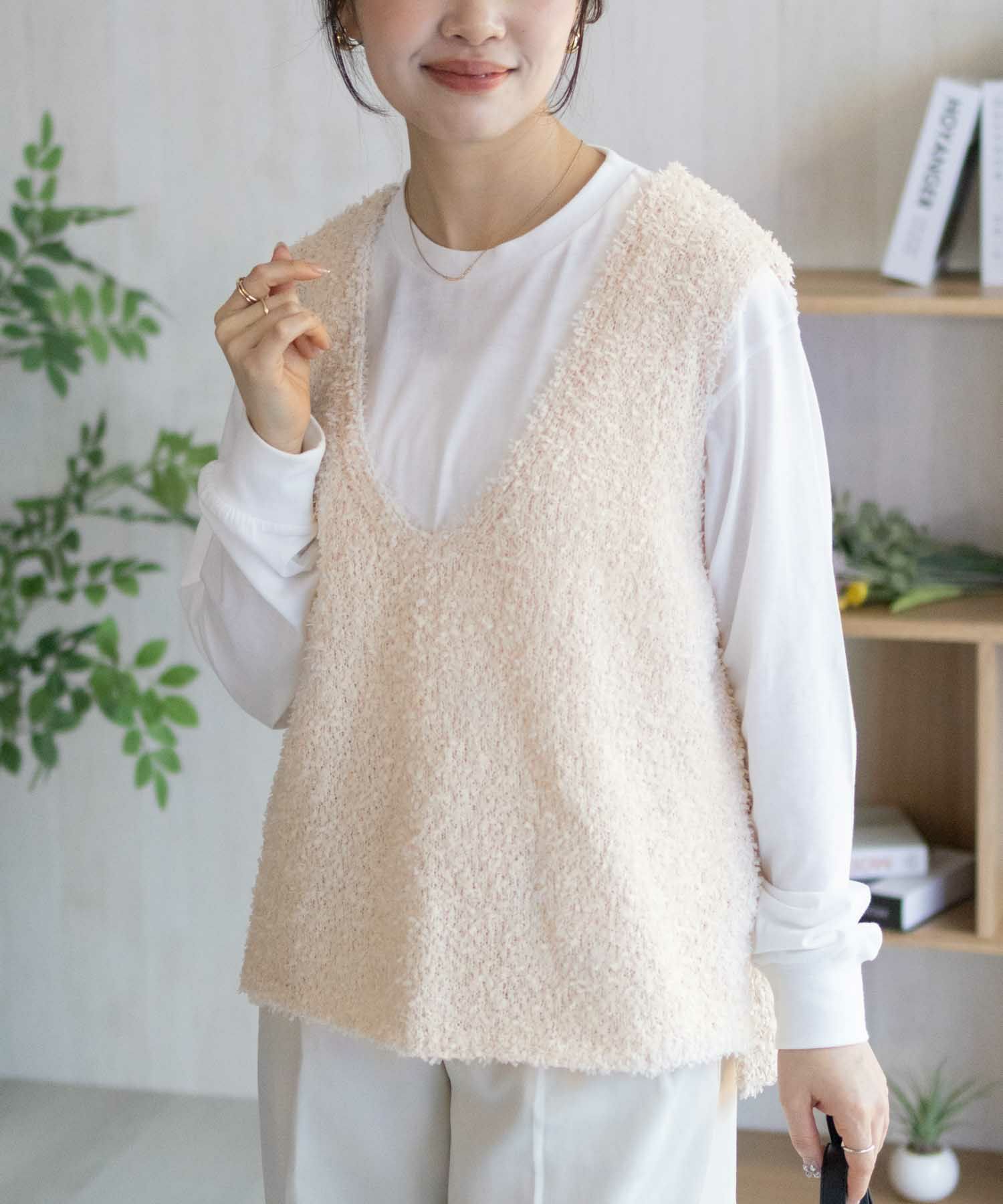 nAvy  時短 テープニットアンサンブル レディース商品画像-6