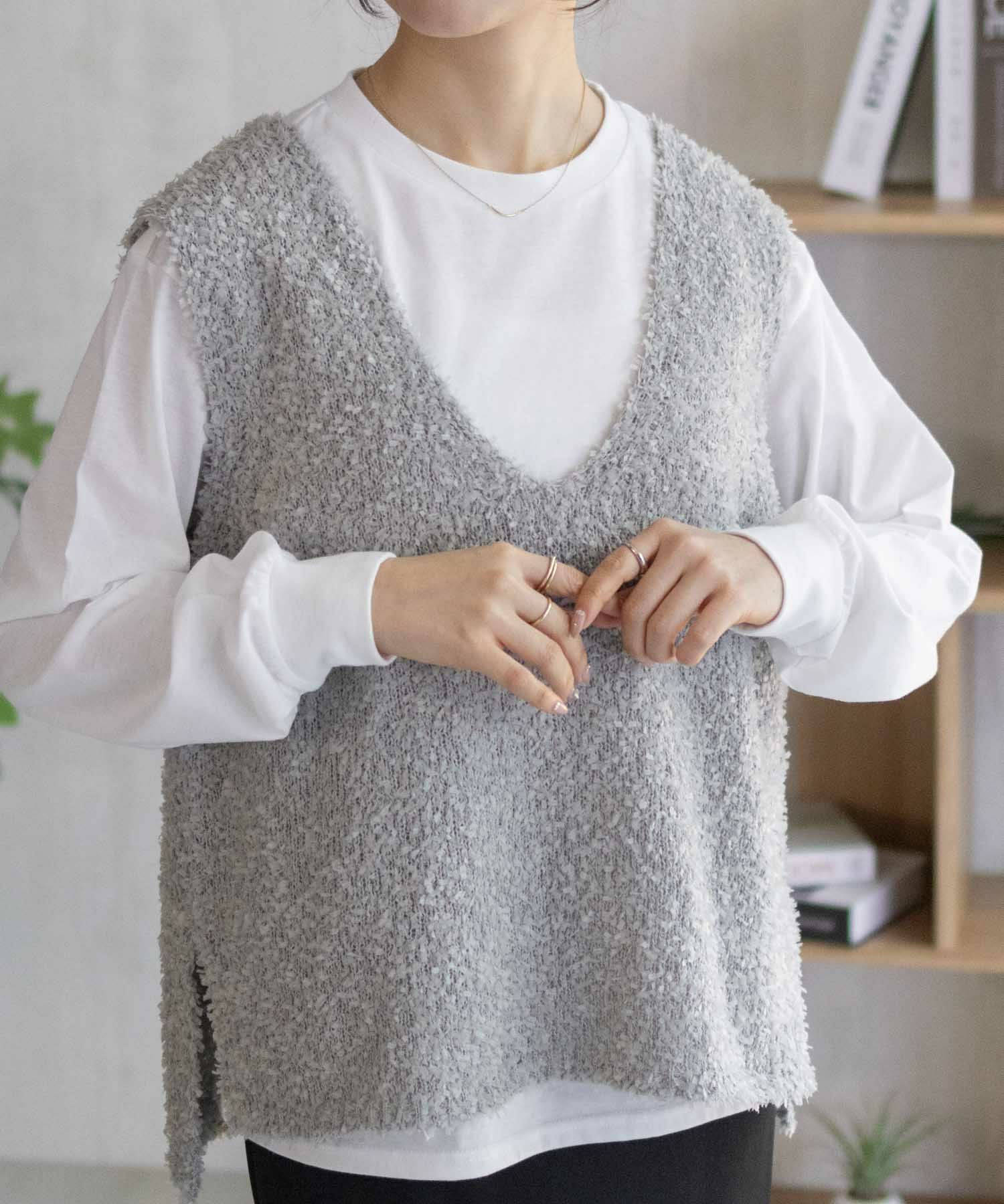 nAvy  時短 テープニットアンサンブル レディース商品画像-11