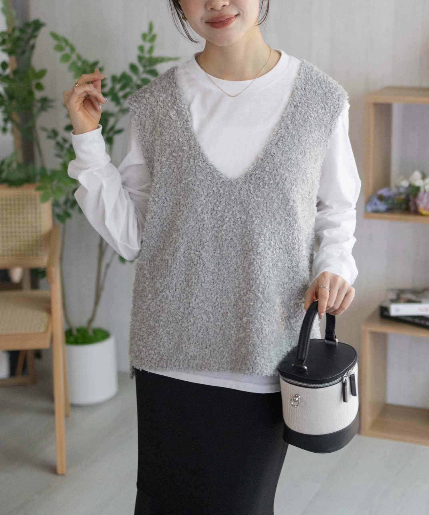 nAvy  時短 テープニットアンサンブル レディース商品画像-15