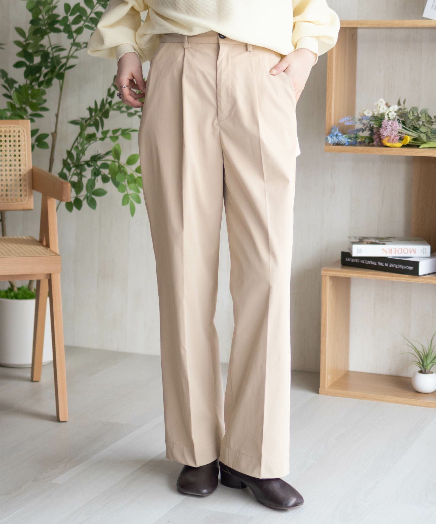 HusHusH ワイドスラックス レディース