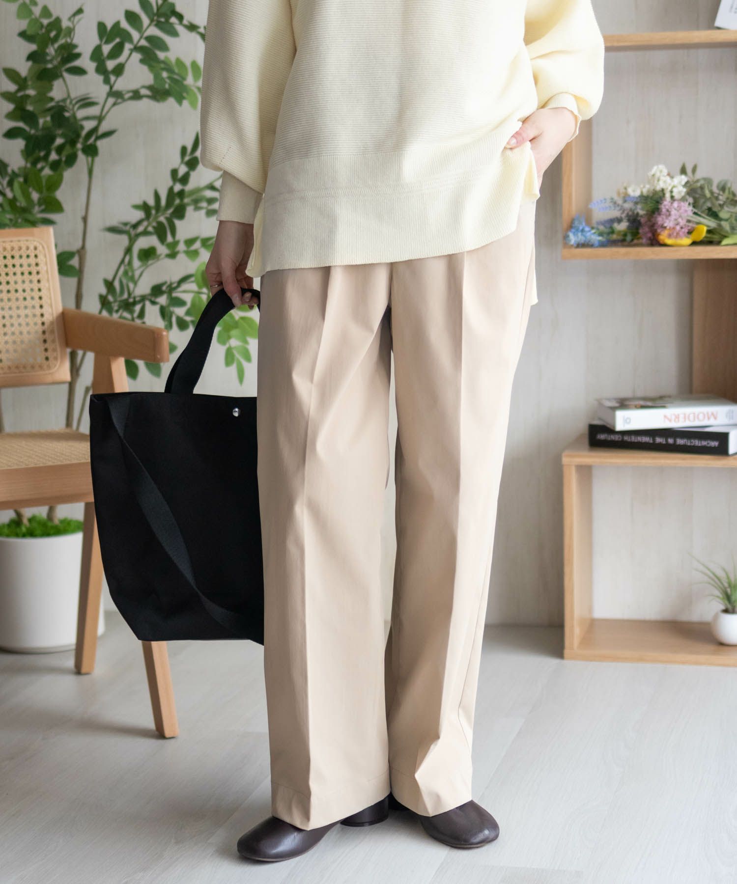 HusHusH ワイドスラックス レディース