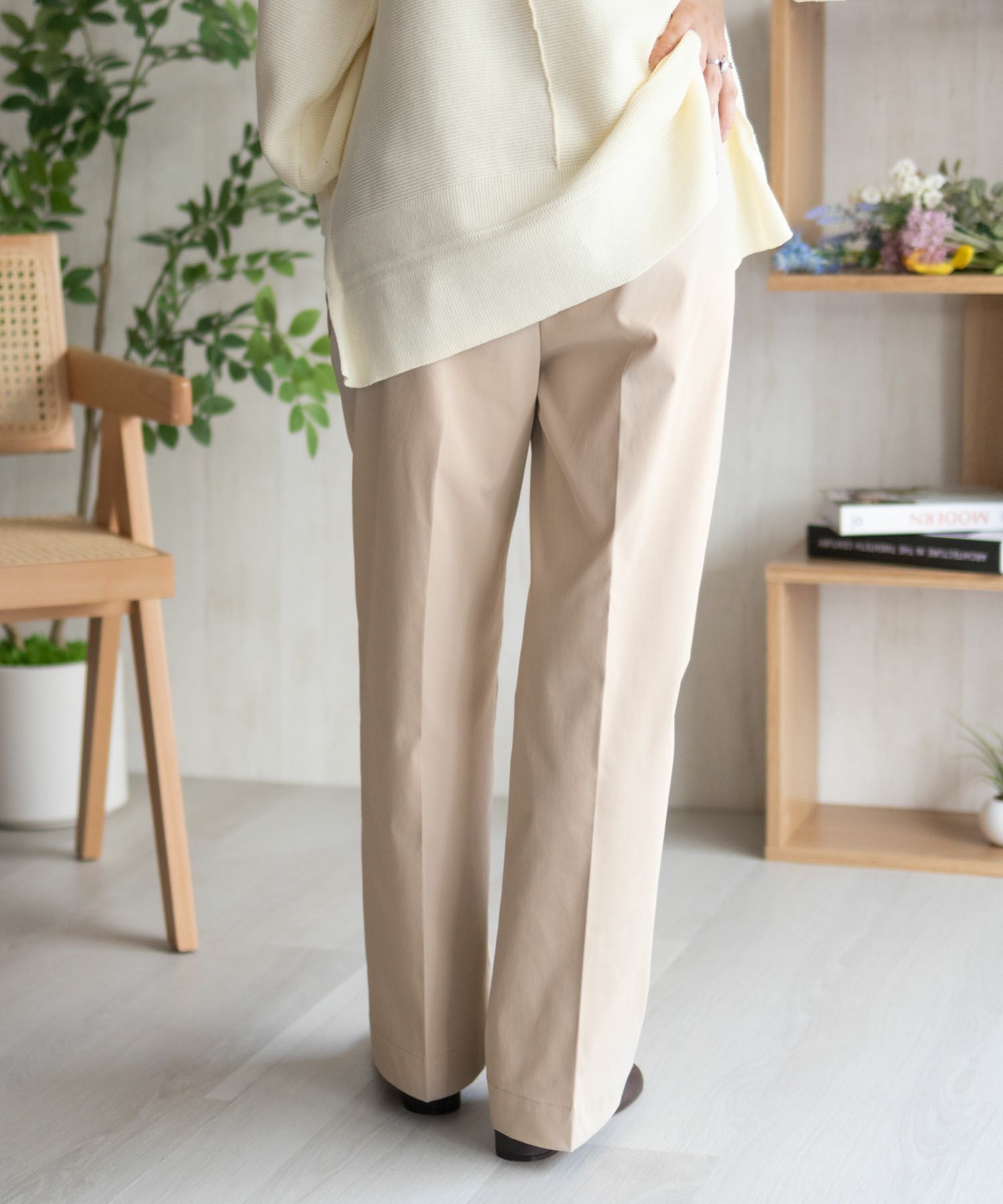 HusHusH ワイドスラックス レディース