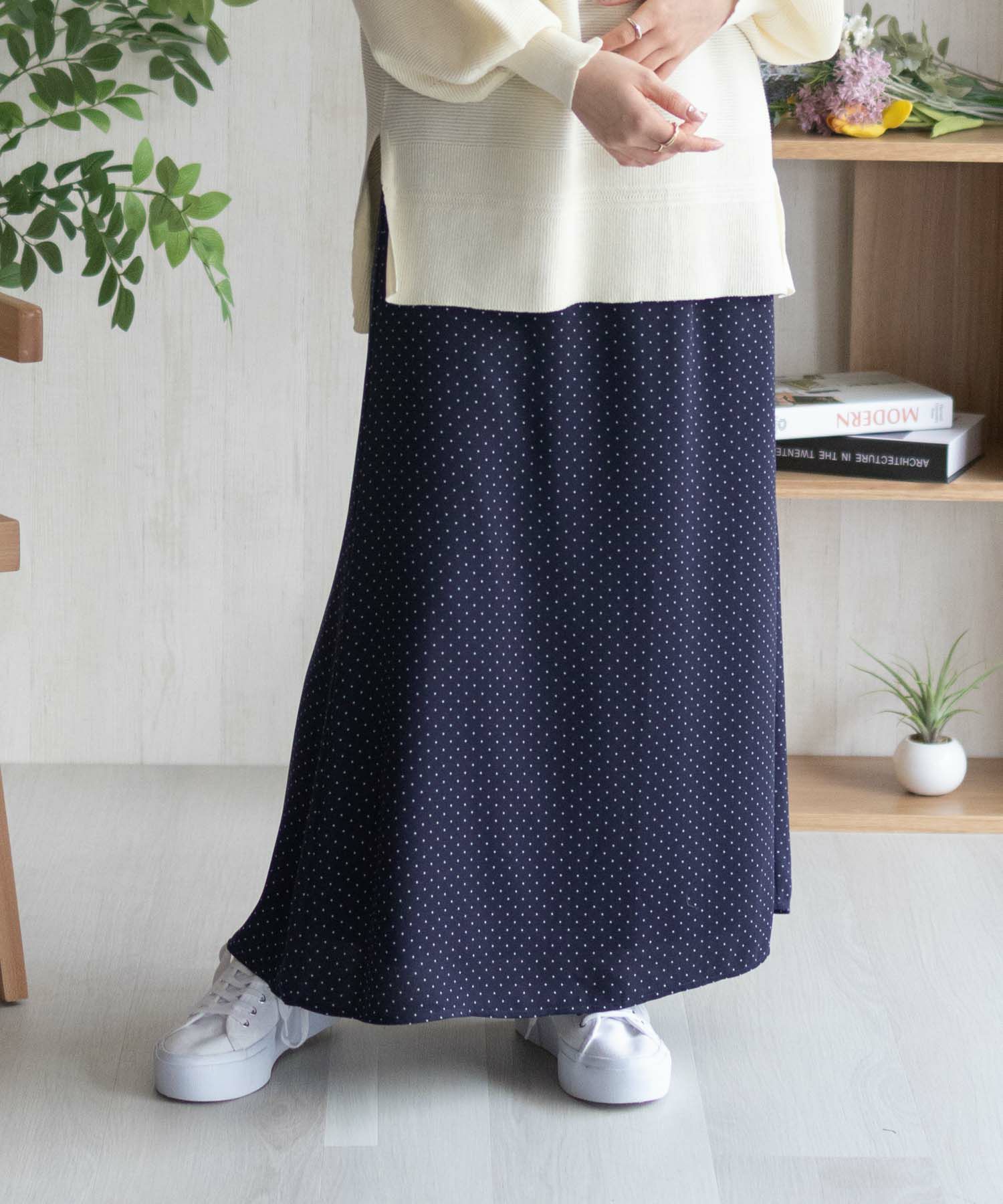 HusHusH  ドット柄フレアスカート レディース商品サムネイル-1