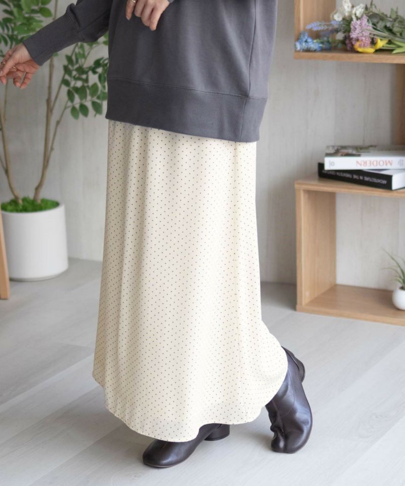 HusHusH  ドット柄フレアスカート レディース商品画像-2