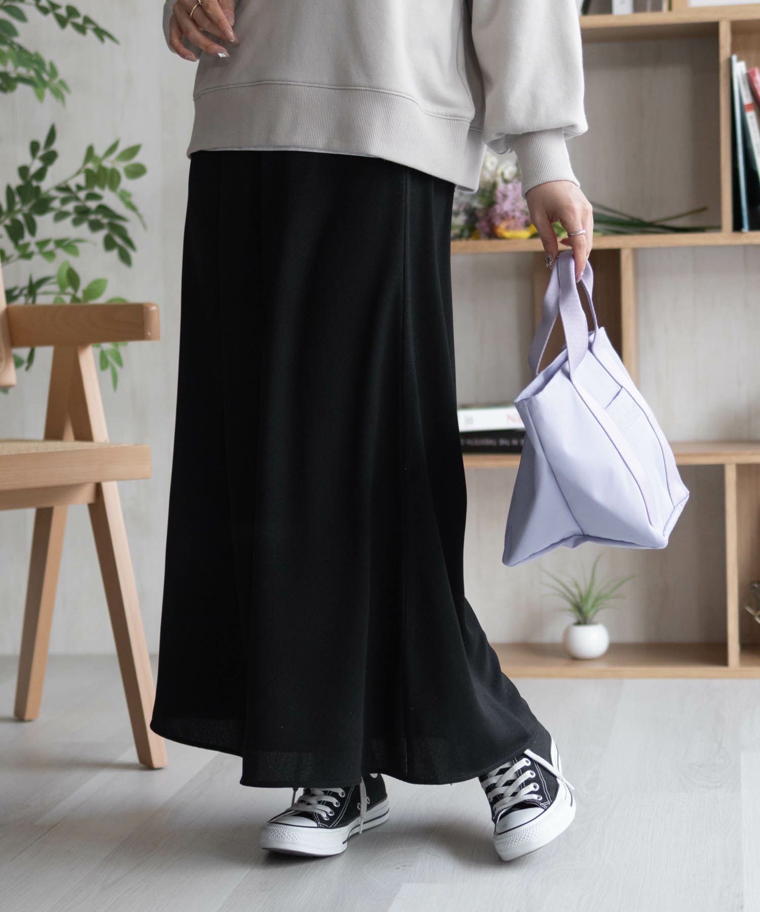 HusHusH  ドット柄フレアスカート レディース商品画像-3